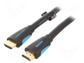 Cable | HDMI plug,both sides | PVC | HDMI 2.0 | 1m | black | 30AWG