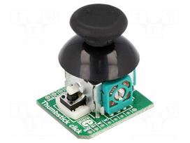 Click board | prototype board | Comp: MCP3204 | joystick | 3.3VDC