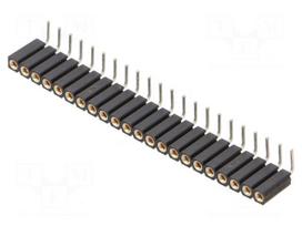 Connector: pin strips | socket | female | PIN: 22 | THT | 3A | 150V | BL 7