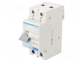 RCBO breaker | Inom: 20A | Ires: 30mA | Max surge current: 250A | IP20