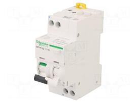 RCBO breaker | Inom: 10A | Ires: 30mA | Max surge current: 250A | IP20