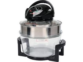 Mini krosnelė Halogeninė konvekcinė orkaitė kepimui ir grilinimui 17L 1400W turbo karšto oro cirkuliacija laikmatis juoda 67641 LUND