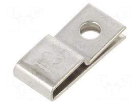 Screw mounted clamp | acid resistant steel AISI 316