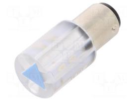 LED lamp | BA15D,T20 | blue | 230VDC | 230VAC | plastic | -20÷60°C