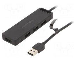 Hub USB | USB A socket x4,USB A plug,USB B micro socket | PnP