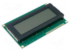 Display: LCD | alphanumeric | FSTN Positive | 20x4 | grey | LED | PIN: 16