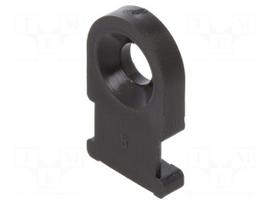 Holder | screw | black | cable ties