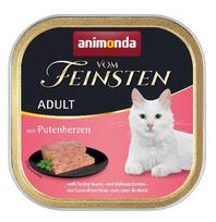 ANIMONDA Vom Feinsten Adult Turkey hearts - wet cat food - 100g