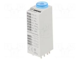 Automation module: timer | 0,05s÷100h | 3PDT | 250VAC/10A | 24VDC | 85