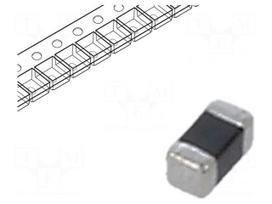 Ferrite: bead | Imp.@ 100MHz: 600Ω | SMD | 300mA | 0402 | R: 520mΩ