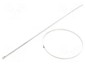Cable tie | L: 680mm | W: 7.9mm | stainless steel AISI 304 | 1500N