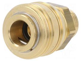 Quick connection coupling | 0÷35bar | brass | 41mm | 1000l/min