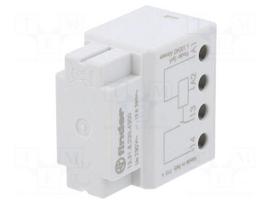 Relay: installation | impulse | NO | Ucoil: 230VAC | in mounting box