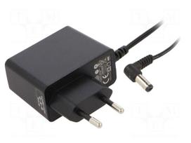 Power supply: switching | mains,plug-in | 9VDC | 1A | 9W | Out: 5,5/2,1