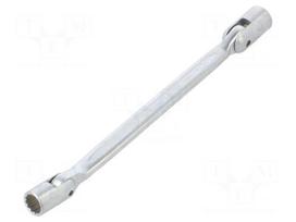 Wrench: socket spanner | with joint | 10mm,12mm | L: 205mm