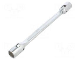Wrench: socket spanner | with joint | 18mm,19mm | L: 275mm