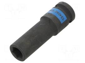 Socket: 6-angles | socket spanner,impact | HEX 13mm | 1/2" | long