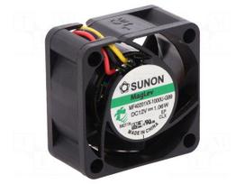 Fan: DC | axial | 12VDC | 40x40x20mm | 18.25m3/h | 27.5dBA | Vapo | 8000rpm
