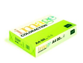 Spalvotas popierius Image Coloraction Rio, A4, 80g/m2, 500 lapai, neona žalias (Neon Green)