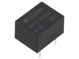 Converter: DC/DC | 0.75W | Uin: 22.8÷25.2VDC | Uout: 12VDC | Iout: 62mA