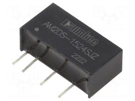 Converter: DC/DC | 2W | Uin: 13.5÷16.5VDC | Uout: 24VDC | SIP7 | AM2DS-JZ