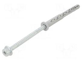 Plastic anchor | with screw | 8x80 | zinc-plated steel | SXRL-FUS