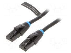 Patch cord | U/UTP | Cat 6 | RJ45 plug,both sides | OFC | 1.5m | PVC