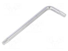 Wrench: hex key | TX25 | Overall len: 65mm | Chrom-vanadium steel