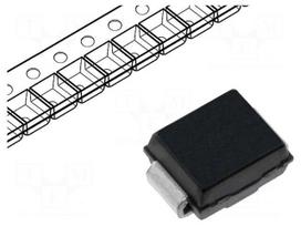 Diode: TVS | 600W | 11.1÷12.3V | 35.3A | bidirectional | ±5% | DO214AA