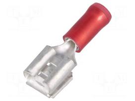 Terminal: flat | 6.3mm | 0.8mm | female/male | 0.3÷1.5mm2 | crimped