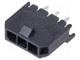 Connector: wire-board | socket | male | PIN: 3 | Micro-Fit 3.0 | 3mm | 5A