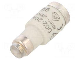 Fuse: fuse | 20A | 400VAC | 250VDC | gG,time-lag | D02