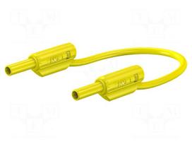 Test lead: single | 10A | banana plug 2mm,both sides | Urated: 600V