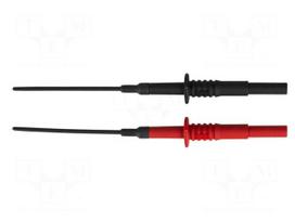 Test probe-set | black,red | 1A | Socket size: 4mm | Ø: 2.3mm