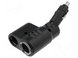 Cigarette lighter splitter | car lighter socket x2 | 10A