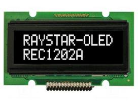 Display: OLED | alphanumeric | 12x2 | Dim: 55.7x32x11mm | white | PIN: 15