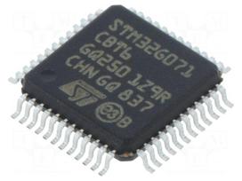 IC: STM32 ARM microcontroller | 64MHz | LQFP48 | 1.7÷3.6VDC | STM32G0