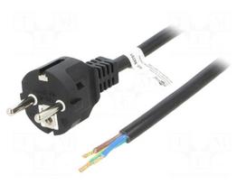 Cable | H05VV-F | 3x1.5mm2 | CEE 7/7 (E/F) plug,cables | PVC | 2m | 16A