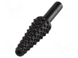 Rotary burr | Ø: 5÷12mm | tool steel | conical,rasp | wood | Ø: 6.35mm