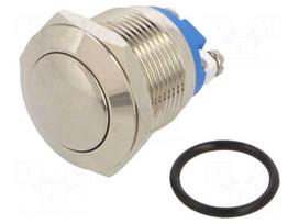 Switch: vandal resistant | Pos: 2 | SPST-NO | 2A/36VDC | IP65 | OFF-(ON)