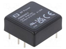 Converter: DC/DC | 30W | Uin: 18÷36VDC | Uout: 12VDC | Uout2: -12VDC