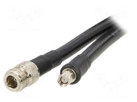 Cable | 3m | N female,RP-SMA male | PE | black | 50Ω