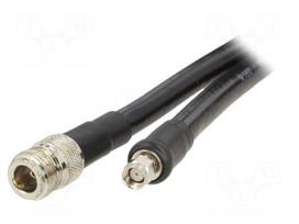 Cable | 5m | N female,RP-SMA male | PE | black | 50Ω