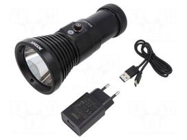 Torch: LED | IPX8 | 200lm,500lm,2000lm,3600lm | L: 191.5mm | Ø: 50÷84mm