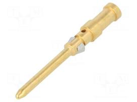 Contact | male | EPIC H-D 1.6 | gold-plated | 0.75÷1mm2 | bulk | crimped