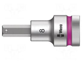 Socket: hex key-bit | Hex Plus | HEX 8mm | 1/2" | Zyklop