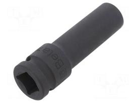 Socket: 6-angles | socket spanner,impact | HEX 13mm | 1/2" | long