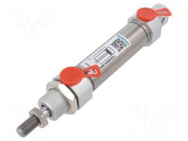 Round cylinder | Piston diam: 25mm | Piston stroke: 50mm | 1÷10bar