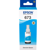 Epson 673C (C13T67324A) Ink Refill Bottle, Cyan