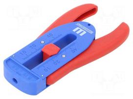 Stripping tool | Øcable: 0.12÷0.8mm | 36AWG÷20AWG | Wire: round